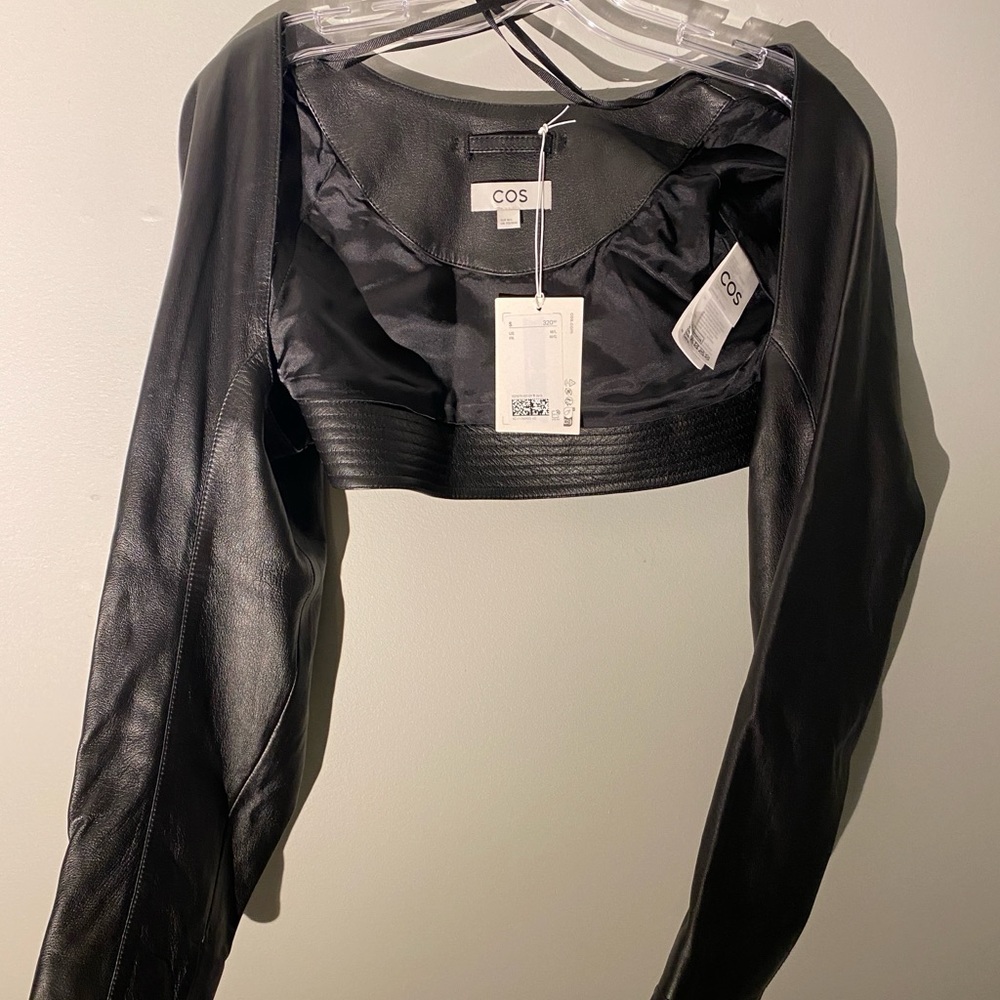COS- leather shrug